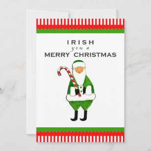 Invitations de Noël irlandaises