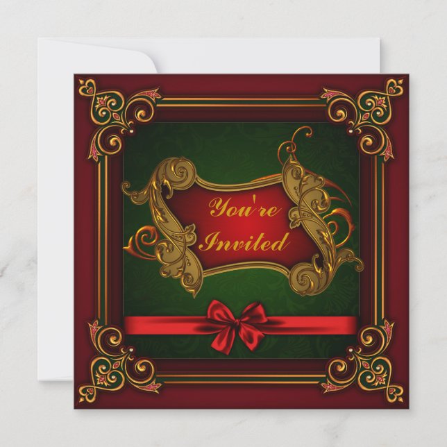 Invitations de Noël personnalisées (Devant)