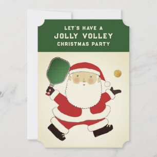 Invitations de Noël Pickleball