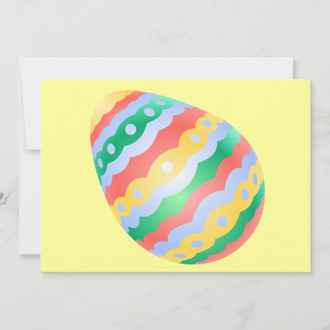 Invitations de Pâques Cartes de Pâques Personnalis (Devant)