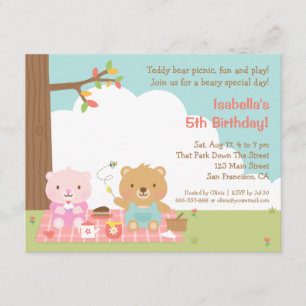 Invitations de partie d'anniversaire de enfant de