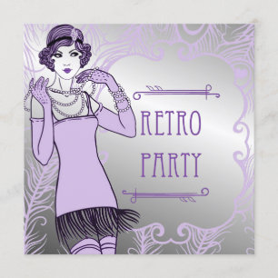 Invitations de partie de fille d'aileron des