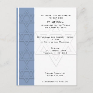 Invitations de partie de Mitzvah de barre