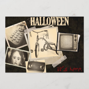 Invitations de partie de Staples Halloween de film