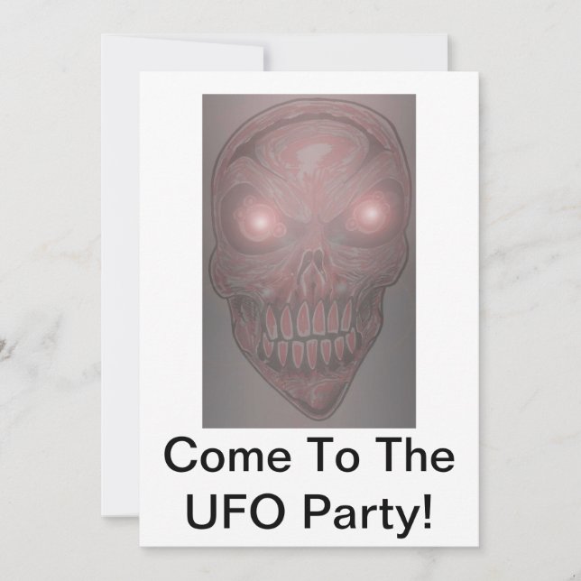 Invitations de partie d'UFO (Devant)