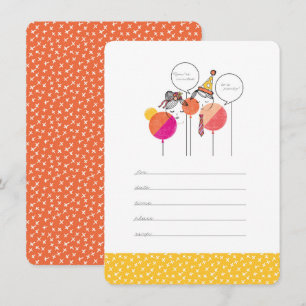 Invitations de personnes de 4,5 po x 6,25 po