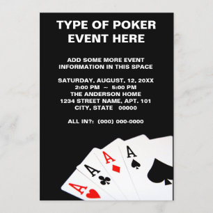 Invitations de poker