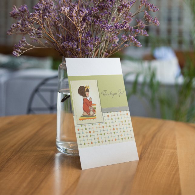 Invitations de prières de filles (Créateur téléchargé)