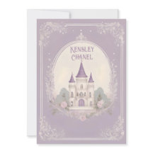 Invitations de Purple Princess Castle