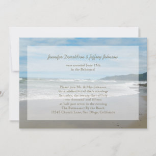 Invitations de réception après mariage