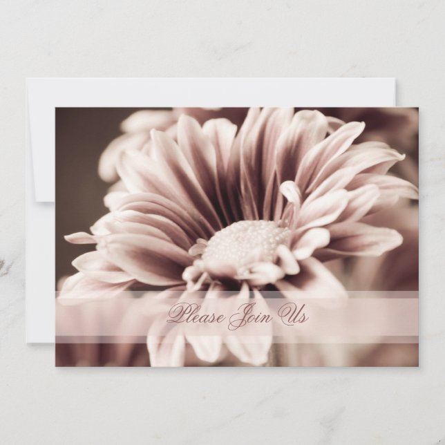 Invitations de renouvellement de Vow Mariage Flora (Devant)