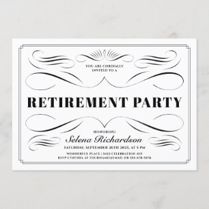 Invitations de retrait - défilement de couleurs pe