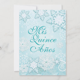 Invitations de Snowflake Winter Wonderland