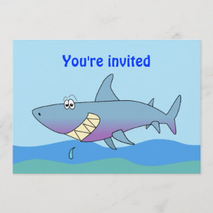 Invitations de sourire mignonnes de partie de