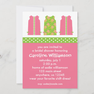 Invitations de tenue vestimentaire de style Lollip