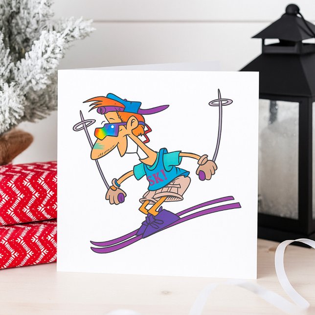 Invitations de type Guy Skiing (Créateur téléchargé)