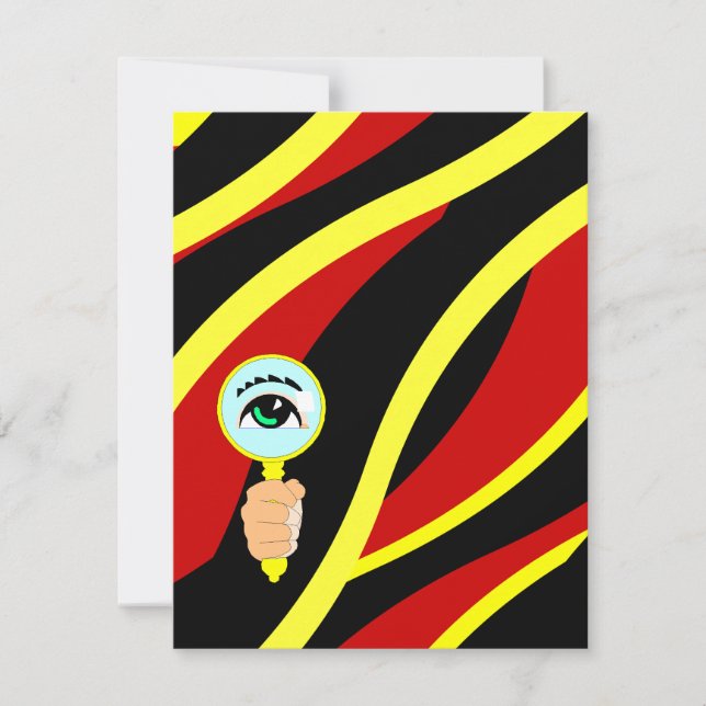 Invitations de vague de bande de crime de partie (Devant)