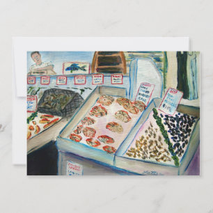 Invitations de vente de fruits de mer (Pike Place 