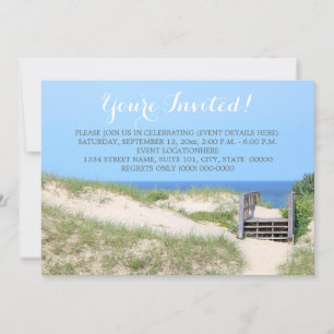Invitations d'Étapes Plage
