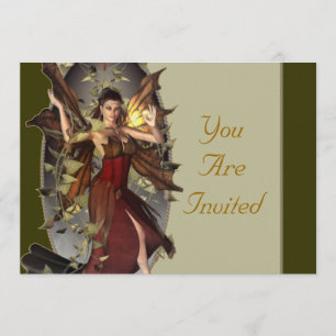 Invitations d'événement de féerie d'hiver