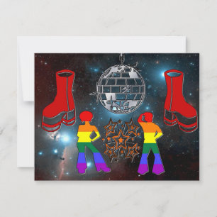 Invitations d'événements de fidélité Disco personn