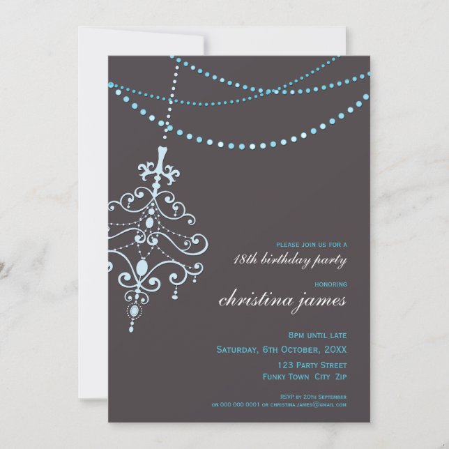 INVITATIONS d'événements spéciaux :: lustre + lumi (Devant)