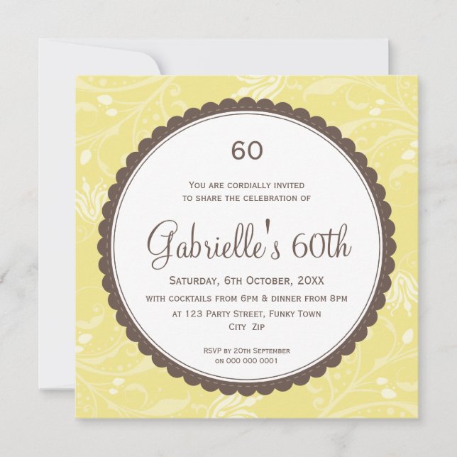 INVITATIONS d'événements spéciaux :: pétoncle rond (Devant)