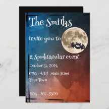 Invitations d'Halloween