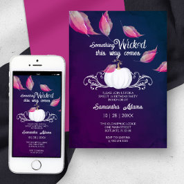 Invitations d'Halloween Sweet 16 Anniversaire fête