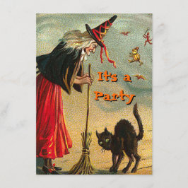 Invitations d'Halloween Vintages