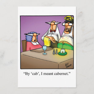 Invitations d'Humour de fête du vin drôle