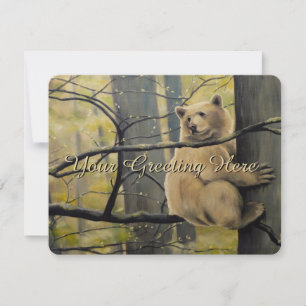 Invitations d'ours Esprit personnalisé Ours Art RS