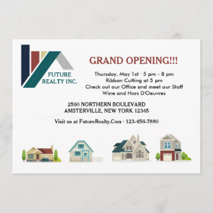 Invitations d'ouverture du bureau Immo