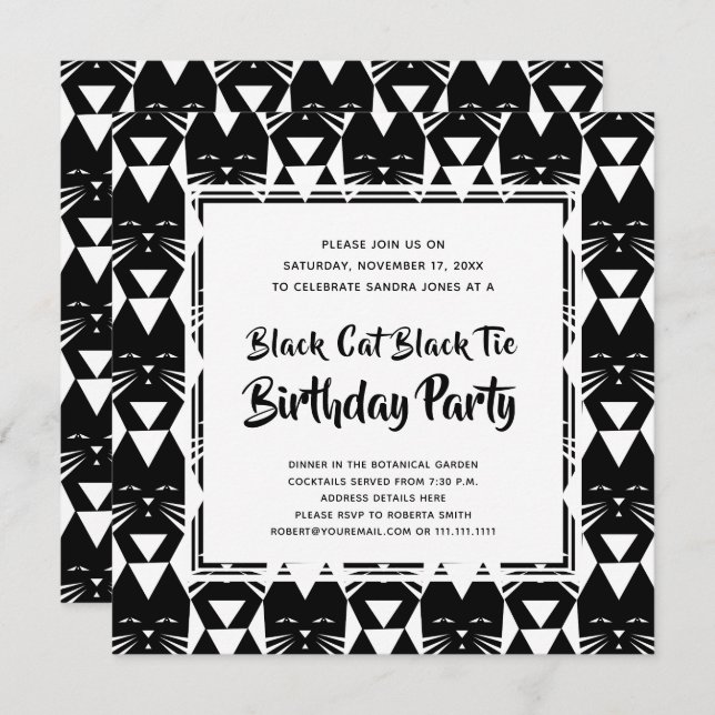 Invitations drôles de fête d'anniversaire de (Devant / Derrière)