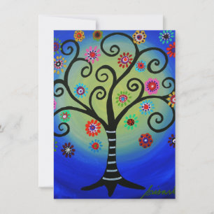 Invitations du bar Bat B'Nai Mitzvah Tree of Life