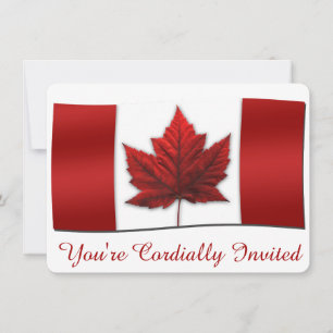 Invitations du Canada Cartes RSVP personnalisées d