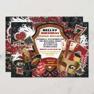 Invitations du Casino Masquerade Party