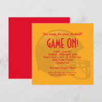 Invitations du Casque de Jeu d'or