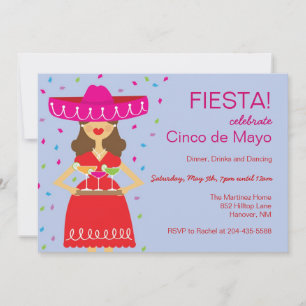 Invitations du Cinco de Mayo