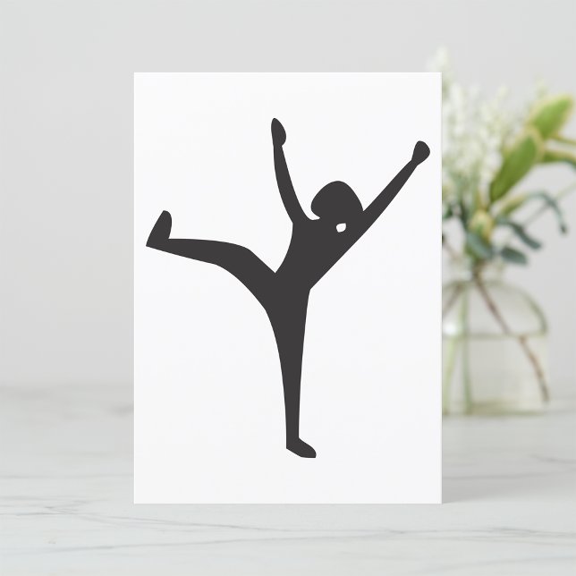 Invitations du danseur Silhouette (Créateur téléchargé)