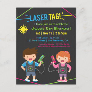 Invitations du groupe de Anniversaires de enfants 
