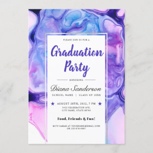 Invitations du groupe de graduation Ethereal Wave