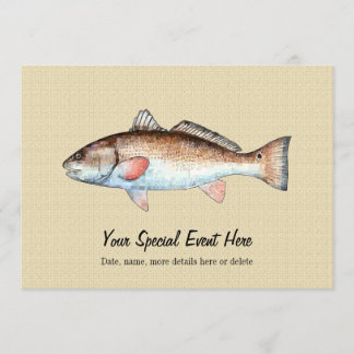 Invitations du groupe d'événements Redfish