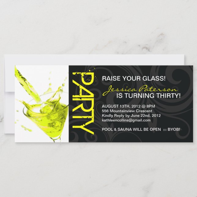 INVITATIONS DU JOUR DU JOUR (Devant)