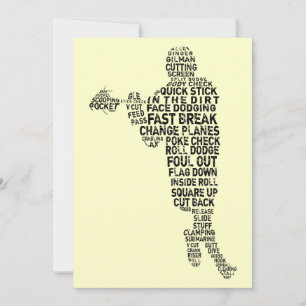 Invitations du Lacrosse Player