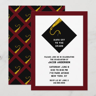 Invitations du Maroon Graduation Party