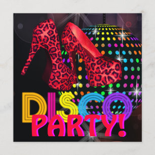 Invitations du Mirror Ball Disco Dance Party