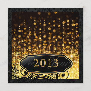 Invitations du Nouvel An à la Soirée d'Or