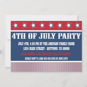 Invitations du parti 4 juillet russe