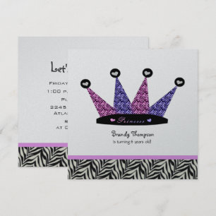 Invitations du Parti de la Couronne de Zebra